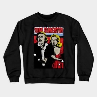 Young Frankenstein 1974s Pop Art Comic Style Crewneck Sweatshirt